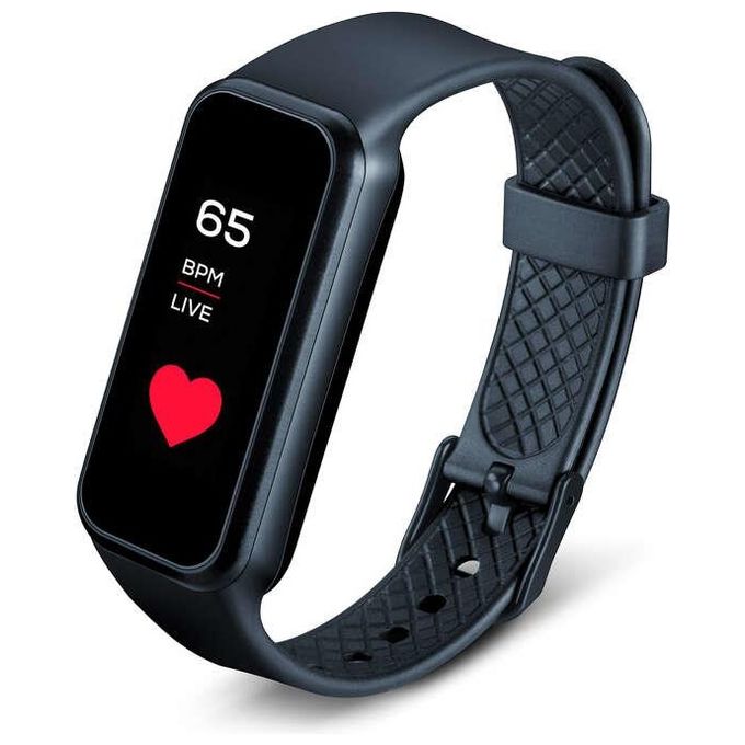 Beurer AS 99 Pulse Bluetooth Sensore di Attivita Touch Screen con Misurazione del Battito Cardiaco e Registrazione del Sonno