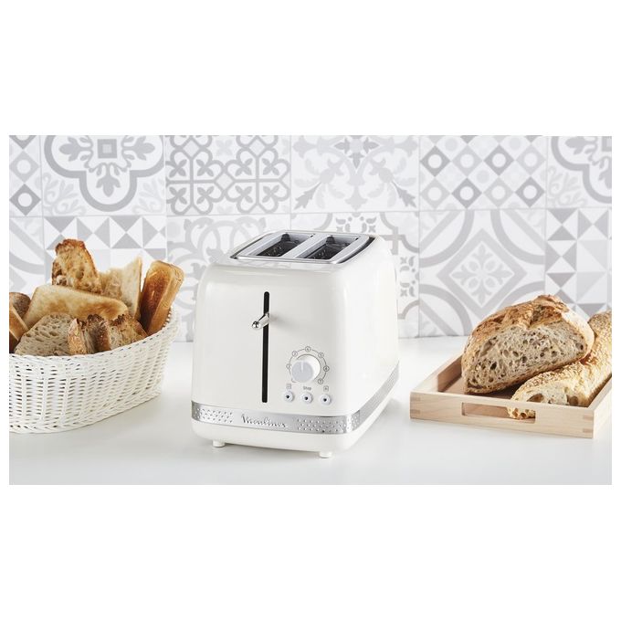Moulinex Lt300 Toaster Soleil Tostapane 7 Livelli di Doratura Avorio