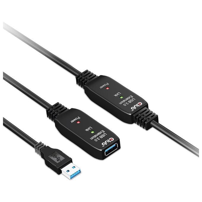 Club3d CAC-1405 Cavo USB 10mt USB 3.2 Gen 2 USB A Nero