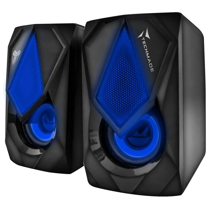 Techmade Multimedia Speaker Gaming Led UsbJack 3.5mm 3 Colors
