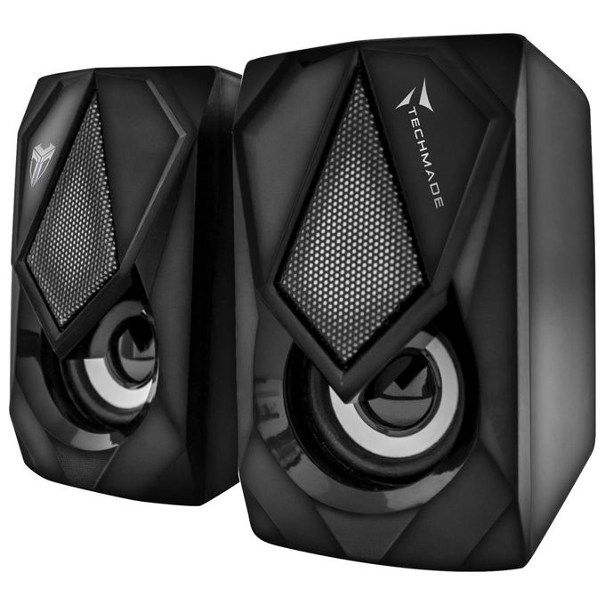 Techmade Multimedia Speaker Gaming Led UsbJack 3.5mm 3 Colors