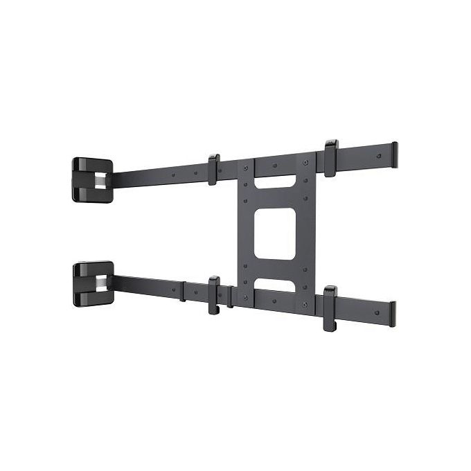 Meliconi Flag Tv Supporto a Bandiera per Tv 49-75'' Vesa 200-300-400-600 Nero