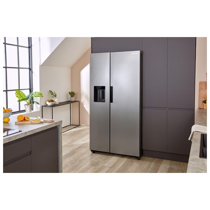 Samsung RS67A8810S9 Serie 8000 Frigorifero Side by Side Capacita' 652 Litri Classe Energetica F (A+) No Frost Premium Multiflow Plus Twin Cooling Plus 178 cm Refined Inox