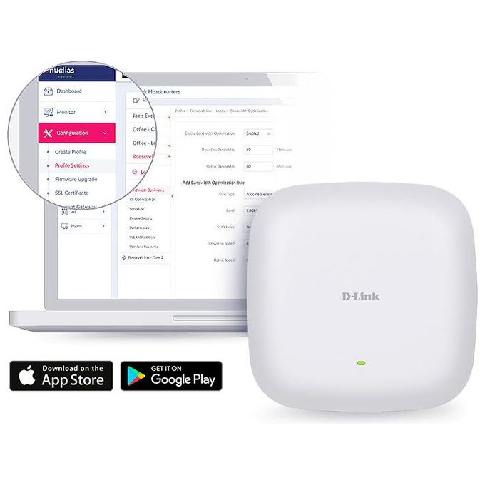 D-Link AX1800 Access Point Wi-Fi 6 Dual-Band Poe