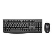 Vultech KM-821W Kit Tastiera e Mouse Wireless 2.4ghz 1600 Dpi Regolabili