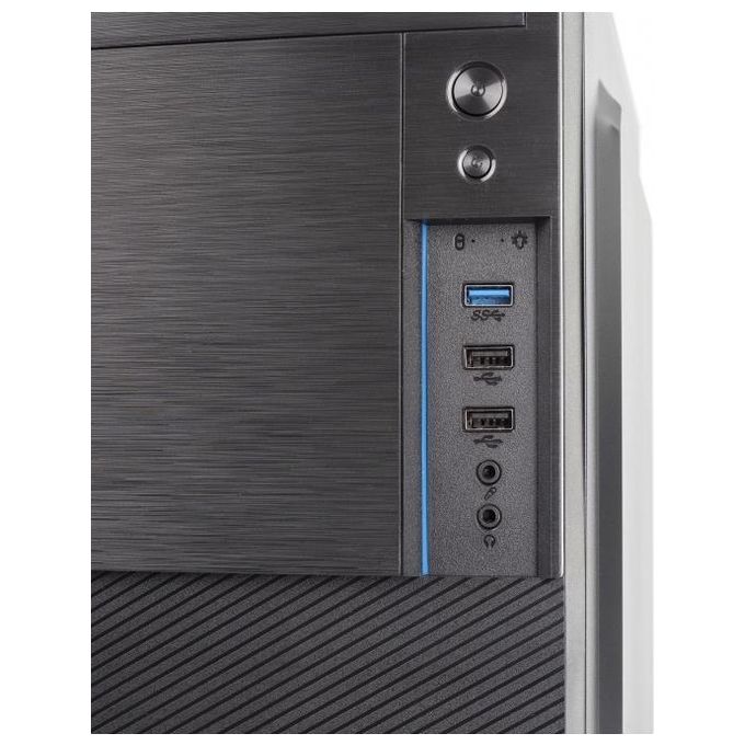 Vultech Case ATX con Alimentatore 1x Usb 3.0 e 2x Usb 2.0