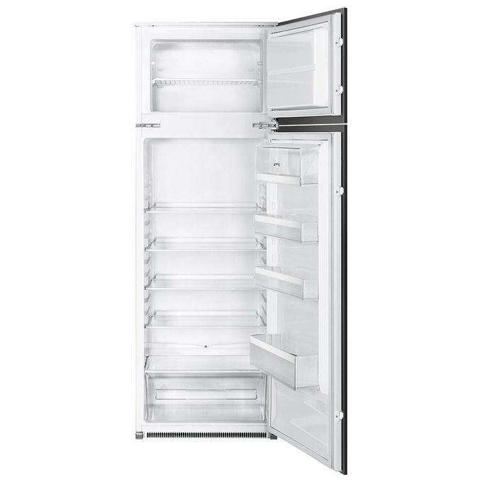 Smeg D4152F Estetica Universale Frigorifero Doppia Porta da Incasso Statico Capacita' 259 Litri Classe energetica E 157,5 cm Cerniera a Destra