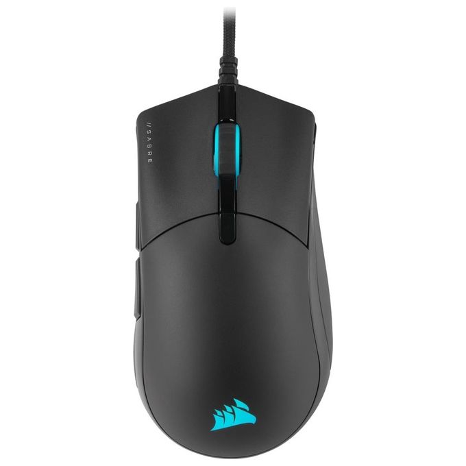 Corsair SABRE RGB PRO CHAMPION SERIES Mouse Gaming Ottico 18000DPI 6 Tasti Usb