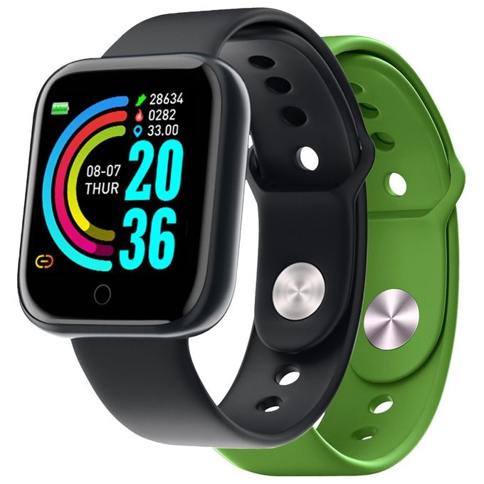 Celly Trainerbeat 1.44'' Sport Salute Notifiche Summer Collection Nero e Verde