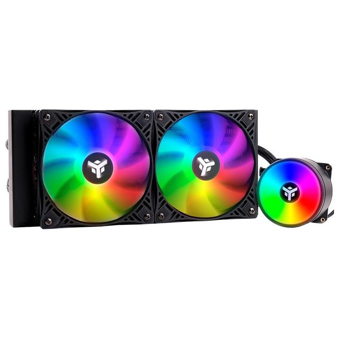 ITek EVOLIQ 240 Dissipatore a Liquido Rainbow 240mm Skt Universale PWM