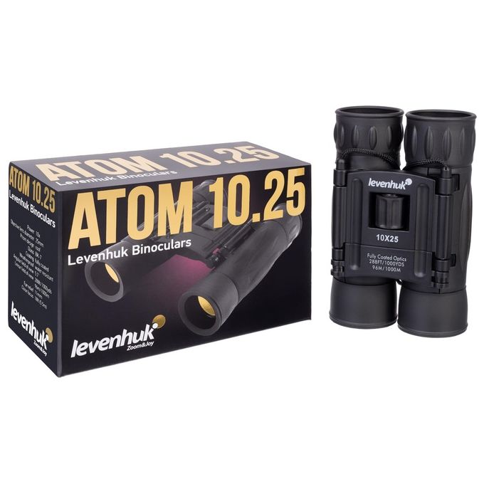 Levenhuk Atom Binocolo 10x25