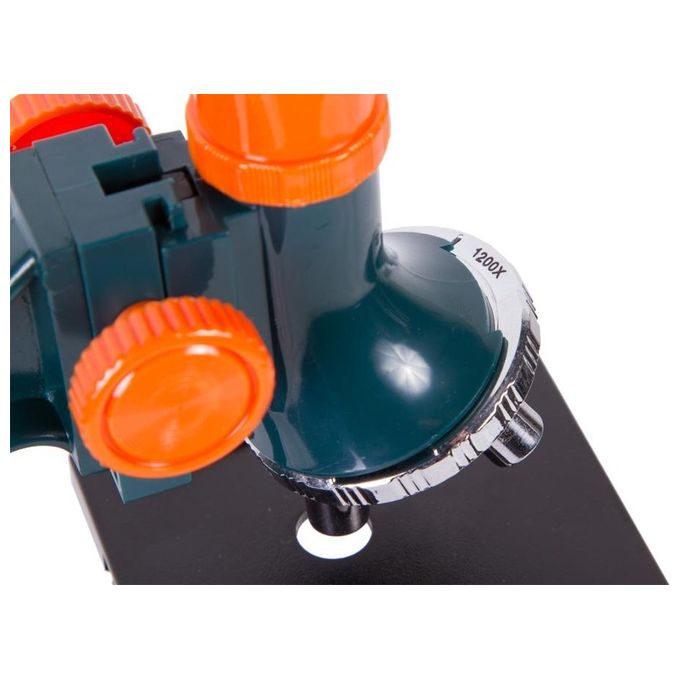 Levenhuk LabZZ M3 Microscopio per Bambini con Proiettore e Custodia Kit 100 Accessori per Esperimenti Scientifici