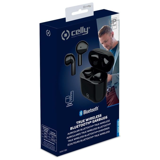 Celly Tws Drop Mini Auricolari Bluetooth Nero