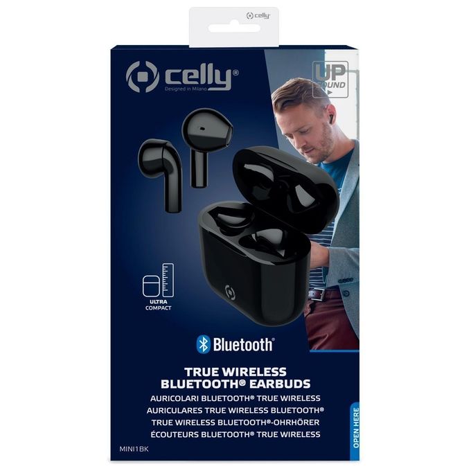 Celly Tws Drop Mini Auricolari Bluetooth Nero