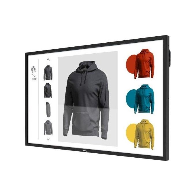 Nec  MultiSync ME431 Pannello Piatto per Segnaletica Digitale 43'' IPS 4K Ultra Hd Nero Touch Screen