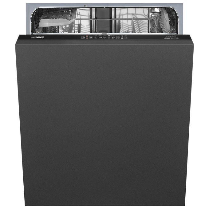 Smeg ST291D Lavastoviglie da incasso a Scomparsa Totale 13 Coperti Classe energetica D 5 programmi Motore Inverter 2.0 Extra Dry 60 cm Nera