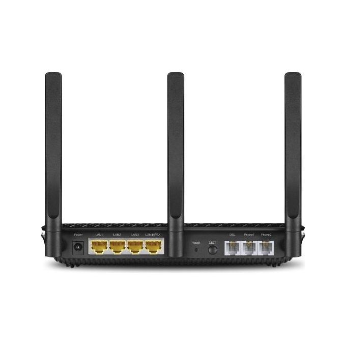 TP-Link rcher VR2100v Router Wireless Gigabit Ethernet Dual-Band 2.4GHz-5GHz 3G 5G 4G Nero