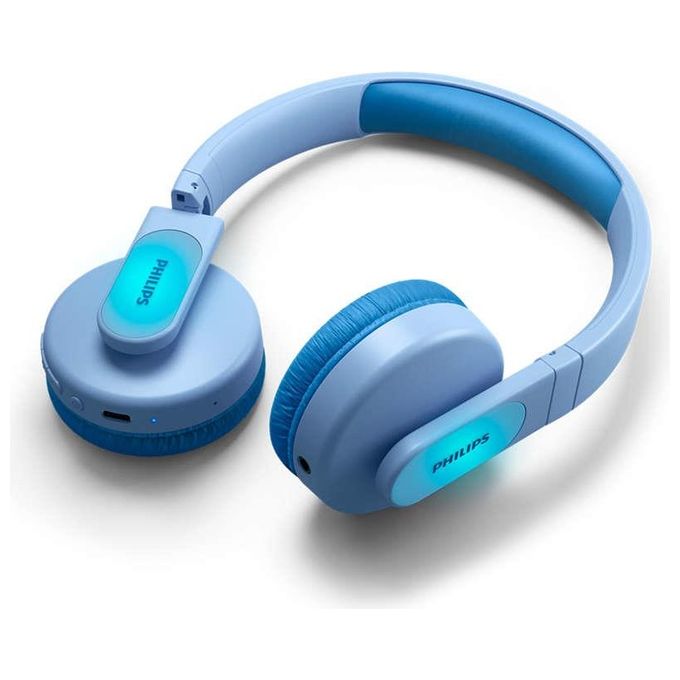 Philips TAK4206BL-00 Cuffia Padiglione Auricolare Connettore 3.5mm Usb Tipo-C Bluetooth Blu