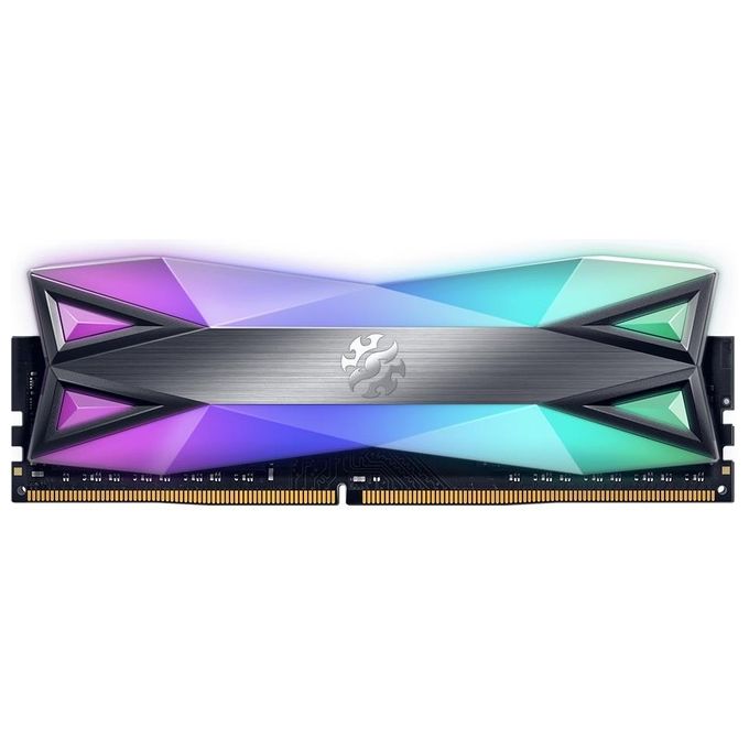 Adata Memoria Ram Gaming Xpg Spectrix D60g 16Gb Ddr4 3200mhz Rgb Cl16-20-20 Tungsten Grey
