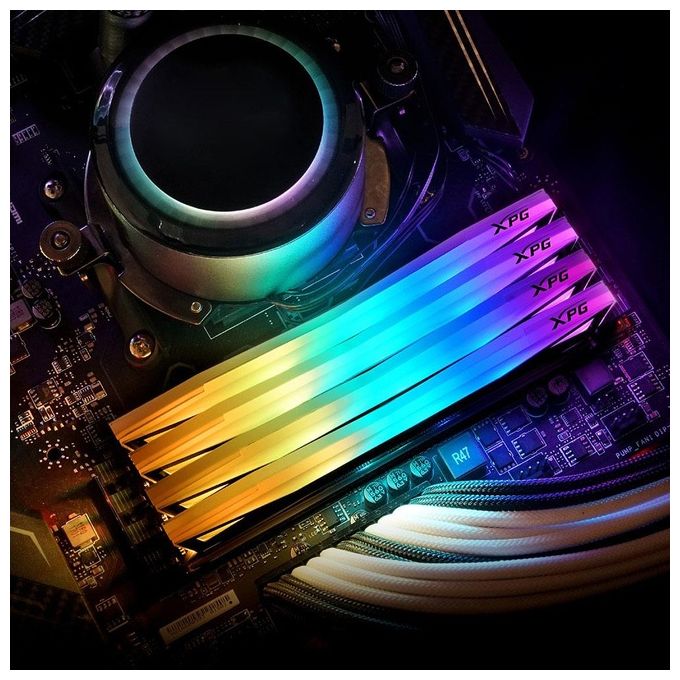 Adata Memoria Ram Gaming Xpg Spectrix D60g 16Gb Ddr4 3200mhz Rgb Cl16-20-20 Tungsten Grey