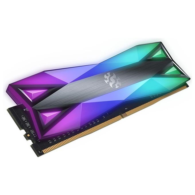 Adata Memoria Ram Gaming Xpg Spectrix D60g 16Gb Ddr4 3200mhz Rgb Cl16-20-20 Tungsten Grey