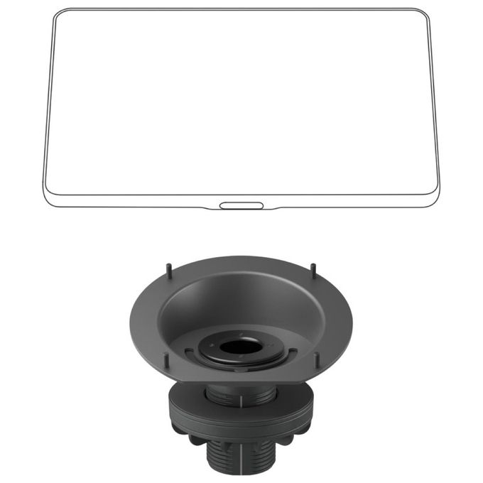 Logitech Tap Riser Mount Kit di Fissaggio Controller per Videoconferenza Grafite