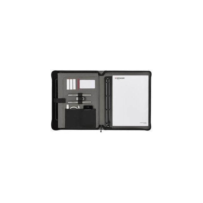 Wenger Venture Padfolio Cartella con Cerniera Lampo e Manici
