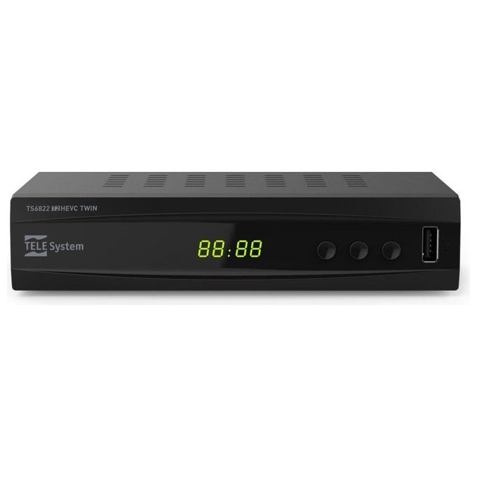 Telesystem Decoder Digitale Terrestre Ts6822 Twin Tuner