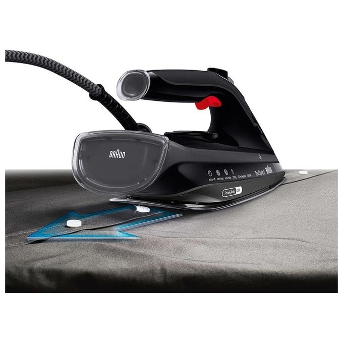 Braun TexStyle 5 SI 5088 BK Ferro da Stiro a Vapore EloxalPlus Soleplate 2800W Nero
