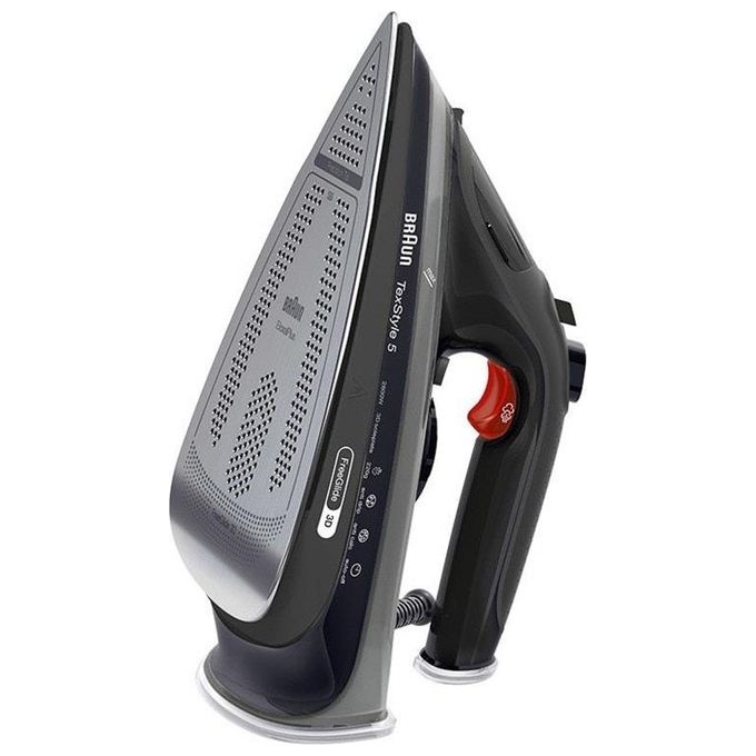 Braun TexStyle 5 SI 5088 BK Ferro da Stiro a Vapore EloxalPlus Soleplate 2800W Nero