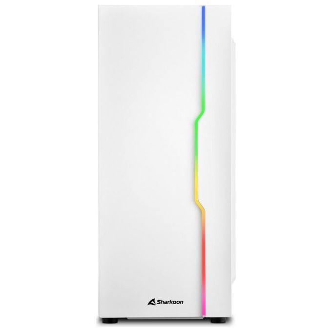 Sharkoon CAJA RGB Slider ATX 2XUSB3-0 2XUSB2-0 Case Atx Vetro Temperat 7 Slot Espansione Argb