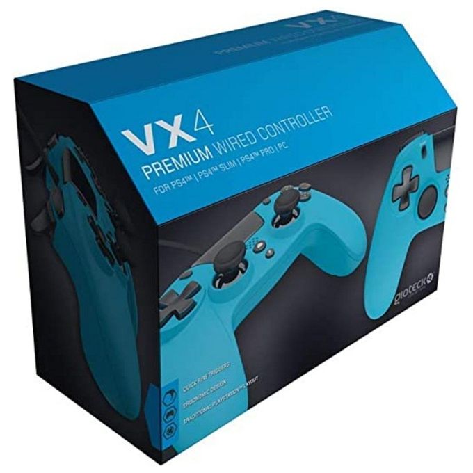 Gioteck VX4 Controller Wireless Bluetooth per Ps4 e Pc Blu