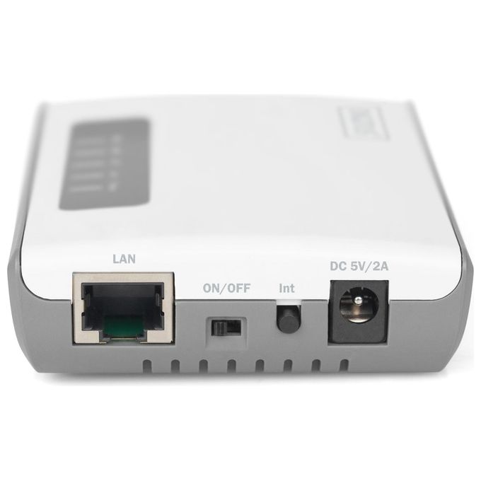 Digitus Server Multifunzione Rete Wireless Digitus Usb 2.0 A 2 Porte 300Mbps