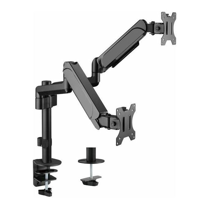 Conceptronic Supporto da Tavolo per Tv a Schermo Piatto 32'' Morsa Nero