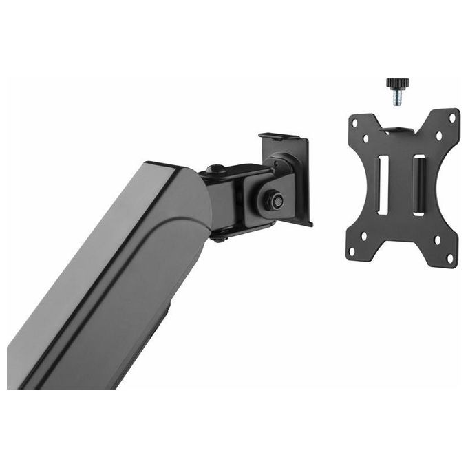 Conceptronic Supporto da Tavolo per Tv a Schermo Piatto 32'' Morsa Nero