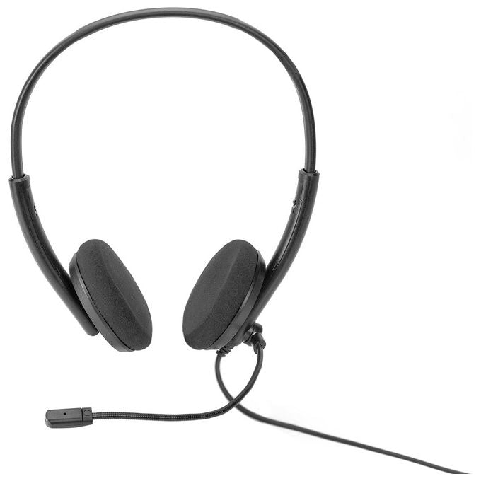Digitus DA12202 Cuffie per Ufficio On Ear con Riduzione del Rumore Stereo 3.5mm