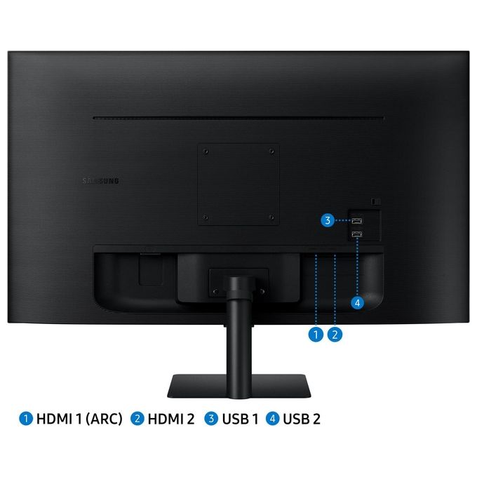 Samsung Smart Monitor 27'' LED VA LS27AM500NUXEN 1920x1080 Full HD Tempo di Risposta 8 ms