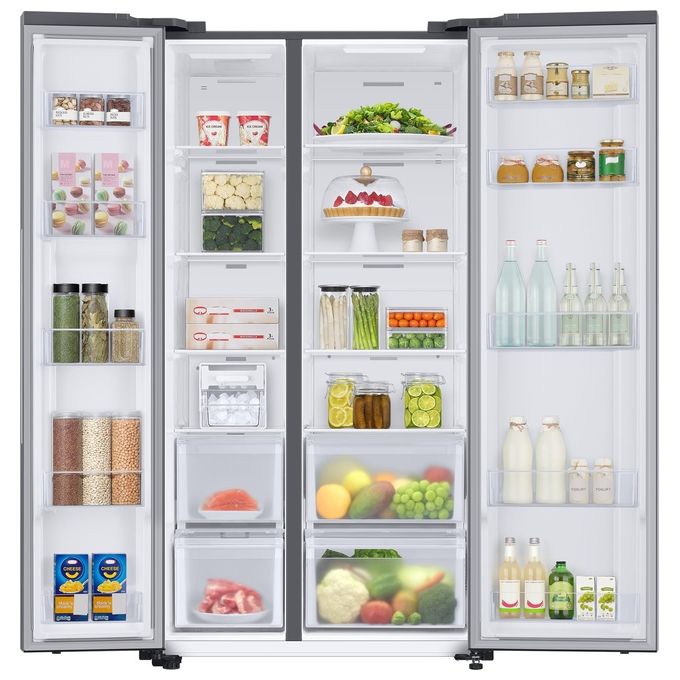 Samsung RS66A8101S9 Frigorifero Side-by-Side Libera Installazione 652 Litri Classe Energetica E Argento