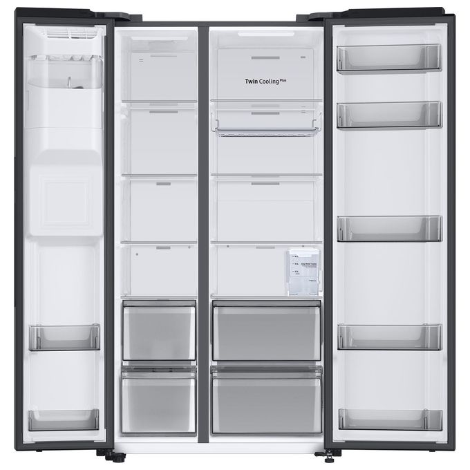 Samsung RS68A8531B1 Serie 8000 Frigorifero Side by Side Capacita' 634 Litri Classe energetica E No Frost Premium Twin Cooling Plus Multi flow Plus 178 cm Nero Black DOI
