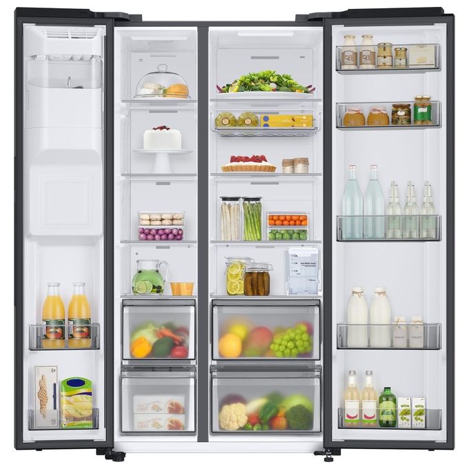 Samsung RS68A8531B1 Serie 8000 Frigorifero Side by Side Capacita' 634 Litri Classe energetica E No Frost Premium Twin Cooling Plus Multi flow Plus 178 cm Nero Black DOI
