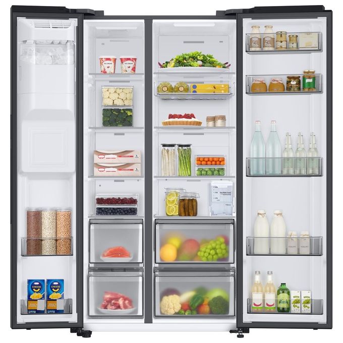 Samsung RS68A8531B1 Serie 8000 Frigorifero Side by Side Capacita' 634 Litri Classe energetica E No Frost Premium Twin Cooling Plus Multi flow Plus 178 cm Nero Black DOI