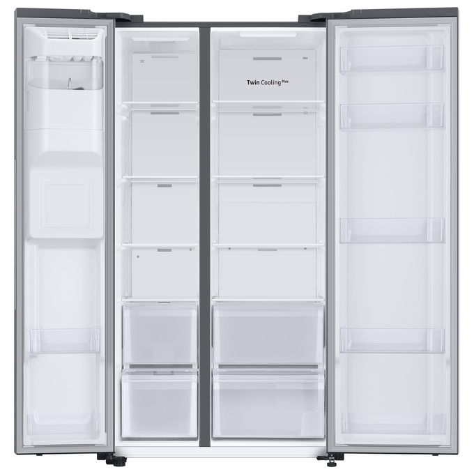 Samsung RS67A8810S9 Serie 8000 Frigorifero Side by Side Capacita' 652 Litri Classe Energetica F (A+) No Frost Premium Multiflow Plus Twin Cooling Plus 178 cm Refined Inox