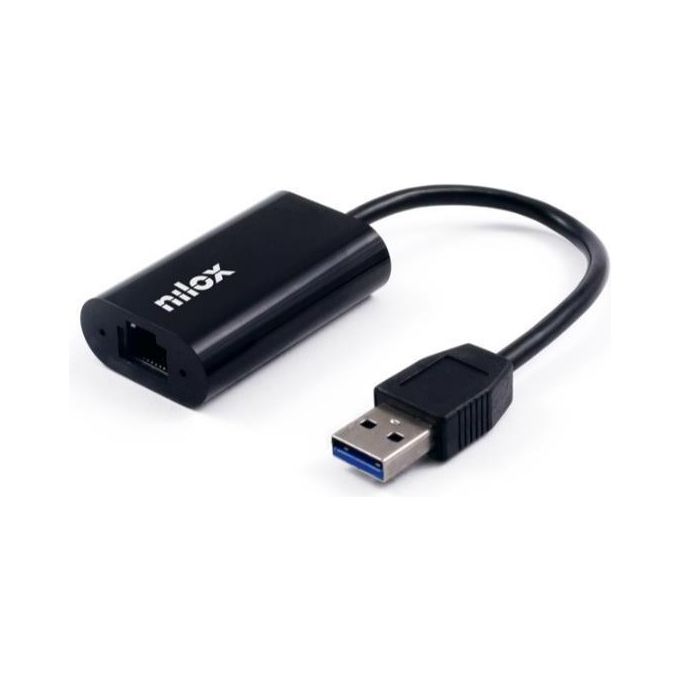 Nilox NXADAP05 Adattatore Usb A-Rj45 M