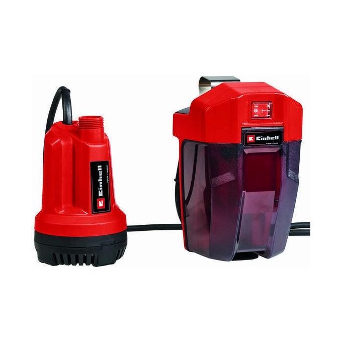 Einhell Pompa A Immersione A Batteria GE-SP 18 Li Ideale per Irrigazione e Svuotamento Acqua in Giardino e Terreno