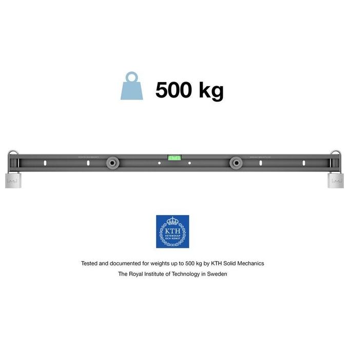 ITB Supporto per Display Espositivi 75'' Nero