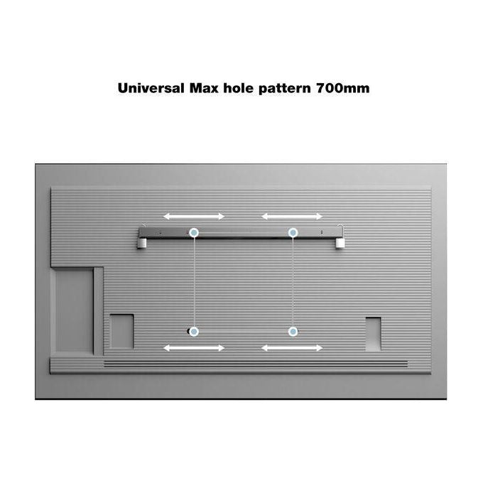 ITB Supporto per Display Espositivi 75'' Nero