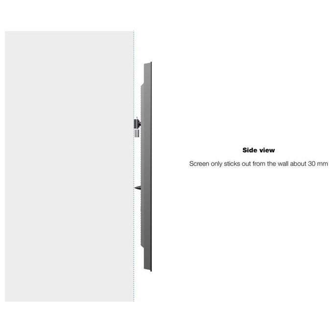 ITB Supporto per Display Espositivi 75'' Nero
