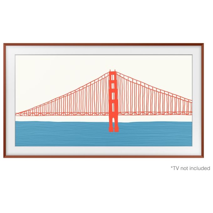 Samsung The Frame VG-SCFA65TRCXC Telaio 65'' in Terracotta Smussato
