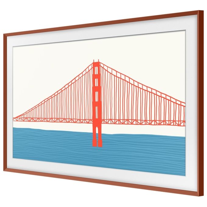 Samsung The Frame VG-SCFA65TRCXC Telaio 65'' in Terracotta Smussato