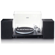 Lenco LS-500OK Giradischi Hi-Fi con Bluetooth con Altoparlanti Esterni 2 x 30W RMS Mobile in MDF Nero